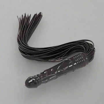 Dildo Handle Flogger - Black Fetish My Amazing Fantasy